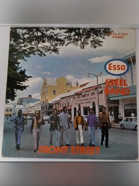 Signed Esso Steel Band Front Street LP O.U.R. LP1001 Bermuda Private Press VG